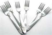 Casey Catering 6 Piece Stainless Steel Dinner Dessert Forks