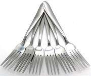 Casey Catering 6 Piece Stainless Steel Dinner Dessert Forks