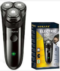 Sokany 3 Head Electric Razer With Trimmer