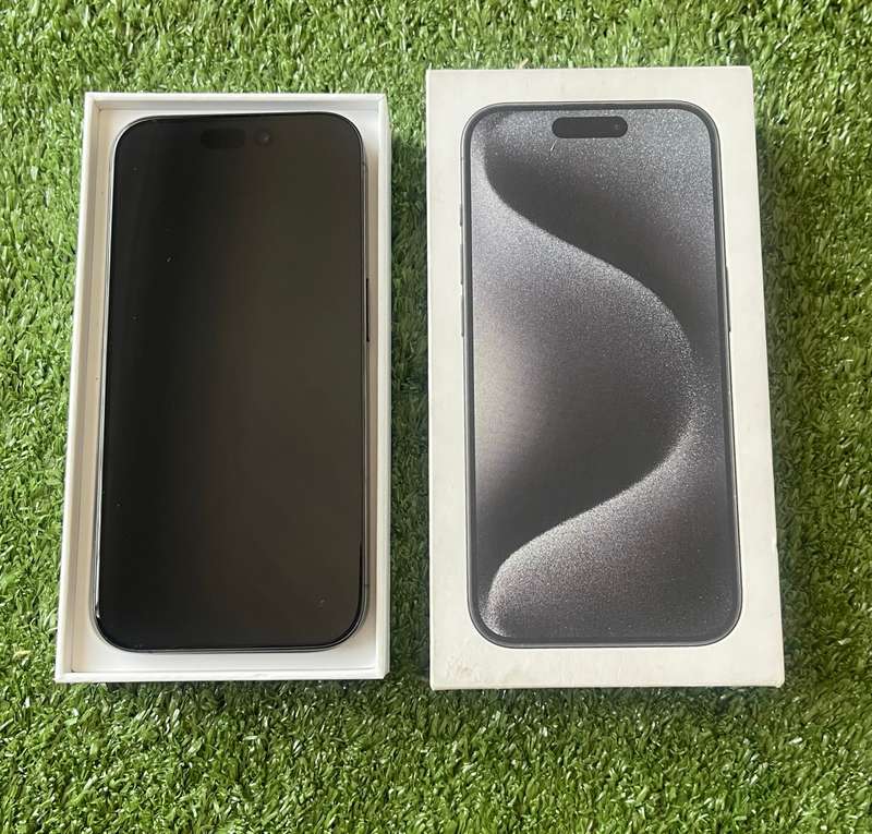 Iphone 15 pro-CPO-128gb-94% battery health-Black titanium-Excellent condition