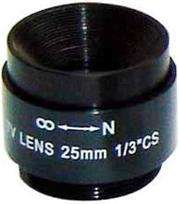 Securnix Lens 25MM Fixed, Retail Box , No Warranty