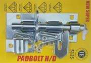 Noble Lockable Pad Bolt latch 125mm Zinc Plated