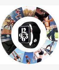 Nesty Ultra Smart Sports Watch With Calling Function Black