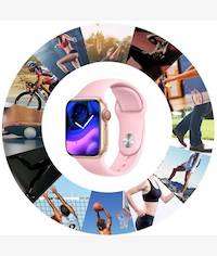 Nesty Ultra Smart Sports Watch With Calling Function Pink
