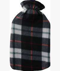 Casey Deluxe Rubber 2 Litre Hot Water Bottle Black Scotch