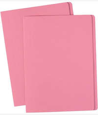 Marlin Flat Files & Folders 100'S Pink