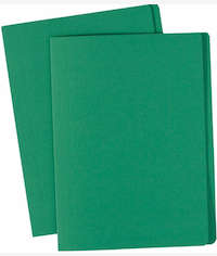 Marlin Flat Files & Folders 100'S Green