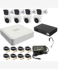 Hilook Kit 8 Channel DVR 8X Camera Plus Micro UPS