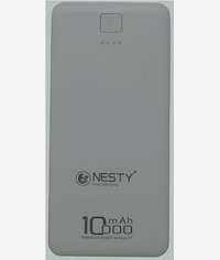 Nesty Power Bank 10 000mAh Capacity Colour White