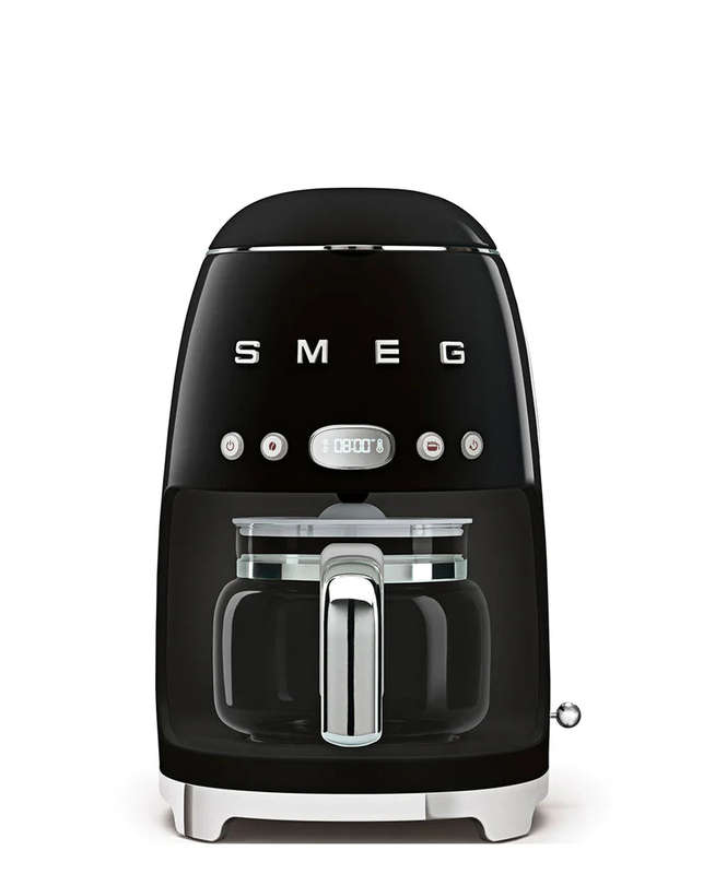Smeg Drip Coffee Machine - Red and Black