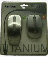 Titanium Mouse Cover For Wireless and Wire Mouse