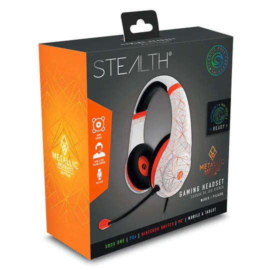 Metallic Multiformat Stereo Gaming -Abstract Orange