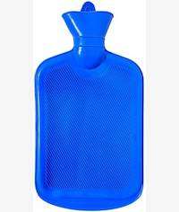 Casey Deluxe Rubber Hot Water Bottle  Blue
