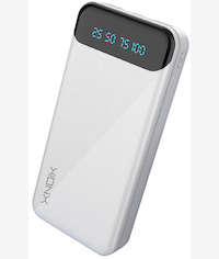 Geeko Xnoik Power Bank 20000mAh Capacity White