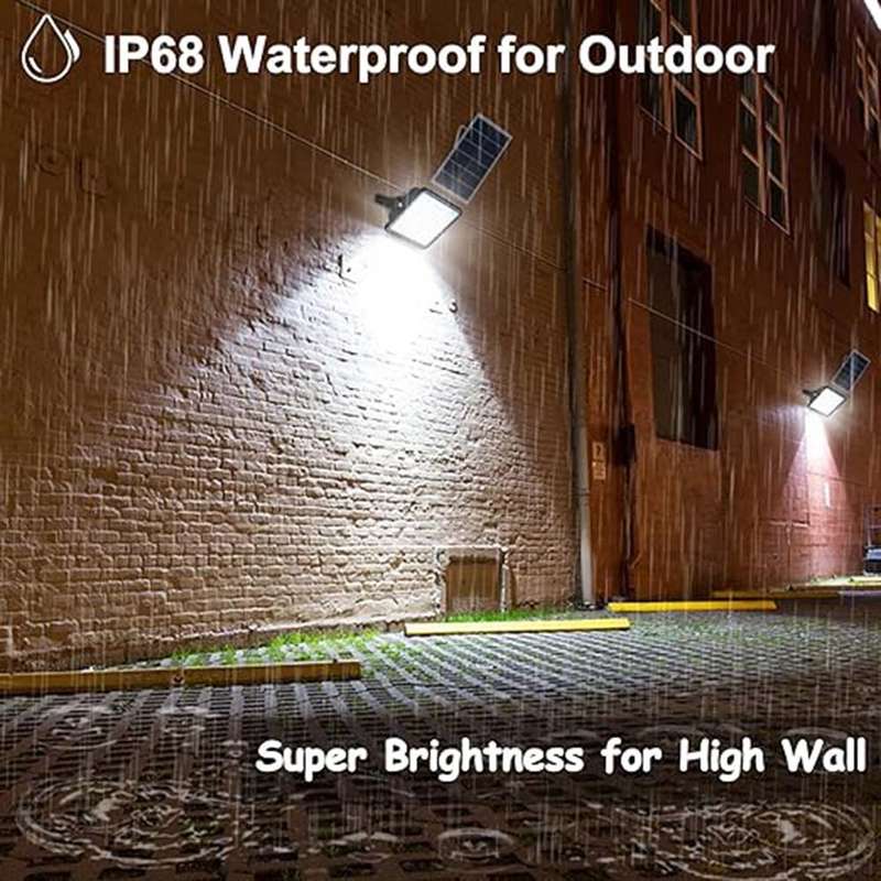 Solar Flood Lamp With Solar Panel
