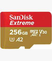 SanDisk Extreme microSDXC UHS-I CARD - 256GB