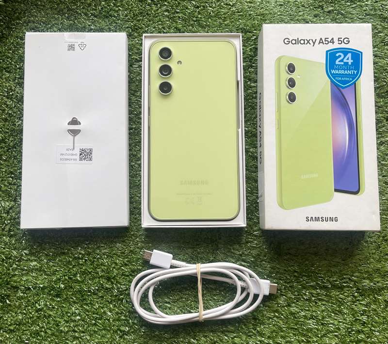 Samsung Galaxy A54 5G-CPO-256GB-DUAL SIM-LIME COLOR-A+