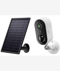 Laxihub Wireless Outdoor Security Camera & Solar Panel Kit