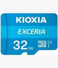 KIOXIA 32GB MICRO-SD CL10 WITH ADAPTER