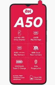 itel a50 64gb ds