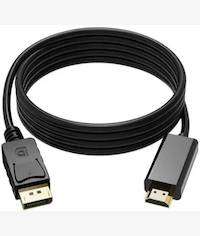 UNIQUE DISPLAY PORT TO HDMI CABLE 1.8M