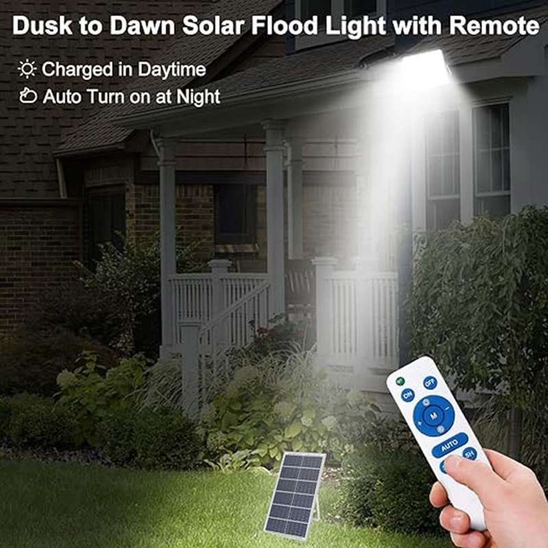 Solar Flood Lamp With Solar Panel