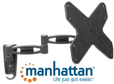 Manhattan Universal Flat-Panel TV Articulating Wall Mount - Double arm