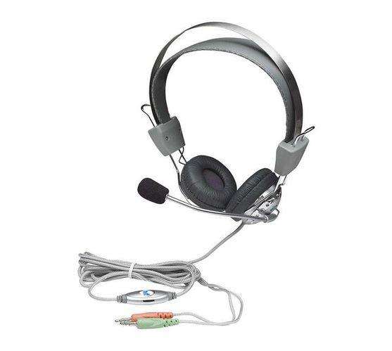 Manhattan Stereo Headset + Microphone with in-line volume control