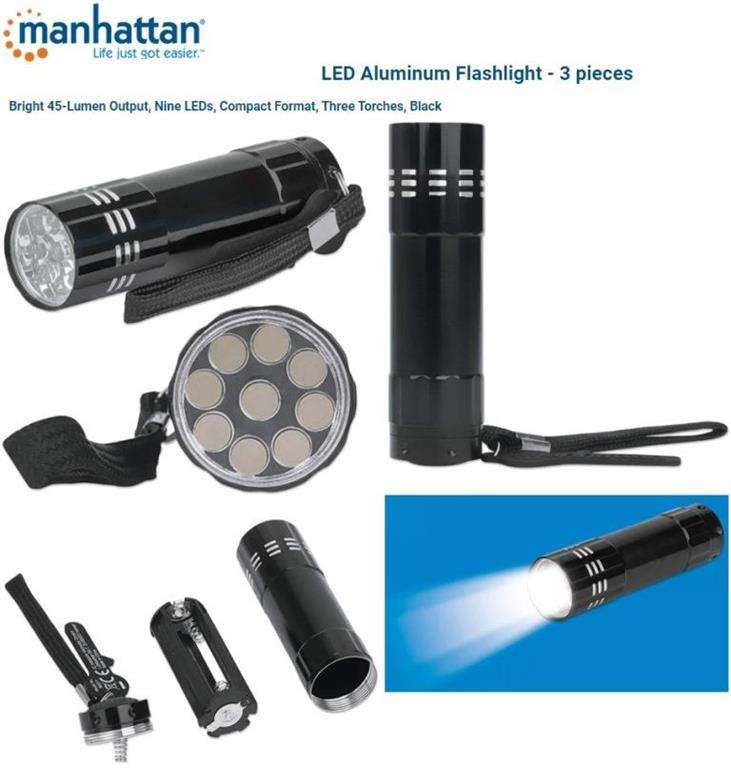 Manhattan LED Aluminium Flashlight