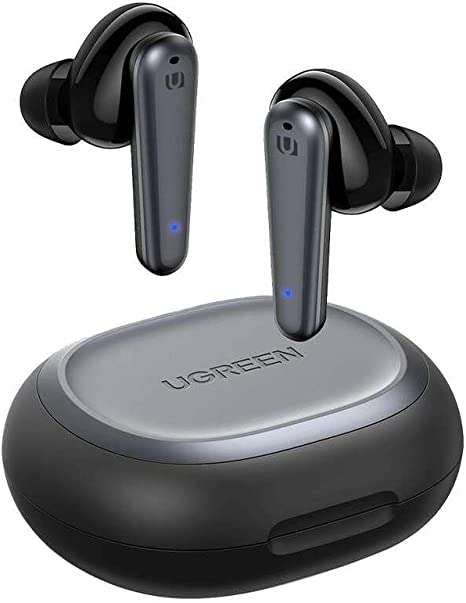 Ugreen HiTune T1 Wireless Earbuds with 4 Microphones - HiFi Stereo Bluetooth Earphones with Deep ...