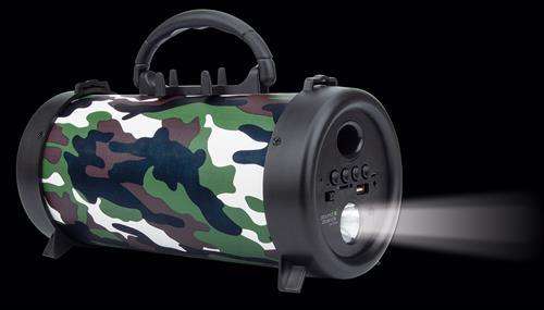 Manhattan Sound Science Bluetooth Speaker with Handle - Wireless Music Playback