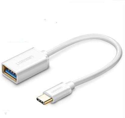 Ugreen Type-C Male To USB 3.0 Type A Female OTG Cable - White