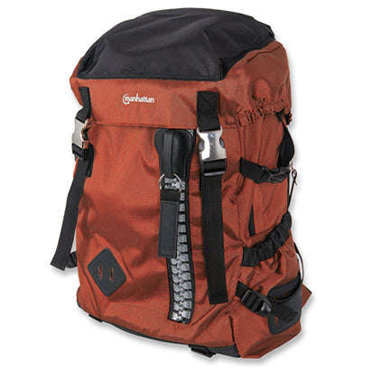 Manhattan 15.6 Zippack Notebook Backpack Colour Orange