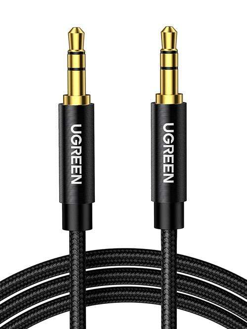 Ugreen 3.5mm Audio Cable Stereo Auxiliary AUX Cord Gold-Plated Male to Male Braided Cable