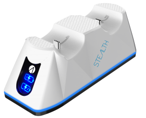Stealth SP-C100V Twin USB Charging Dock + Play & Charge Cable