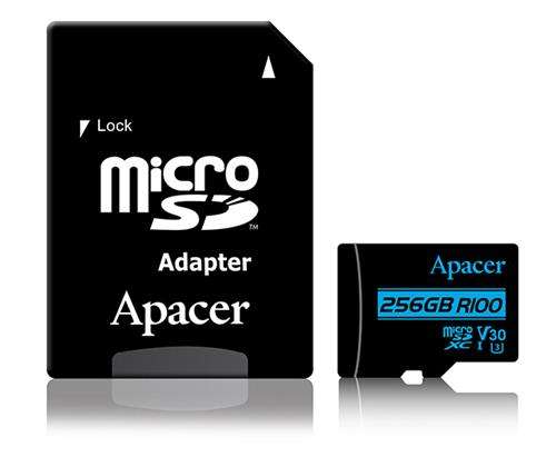 microSDXC 256GB  MicroSD Card with Adapter