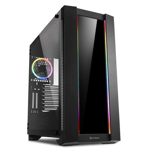 Sharkoon Elite Shark CA200G RGB Extended ATX Tempered Glass, Midi Case