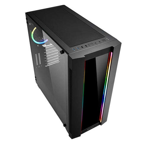 Sharkoon Elite Shark CA200G RGB Extended ATX Tempered Glass, Midi Case