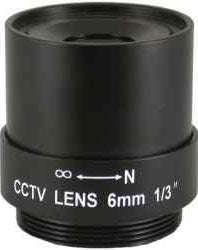 Securnix Camera Lens 6mm Fixed