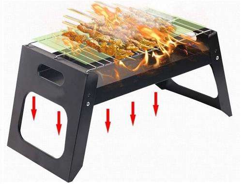 Foldable Charcoal Braai Stand - Portable and Foldable