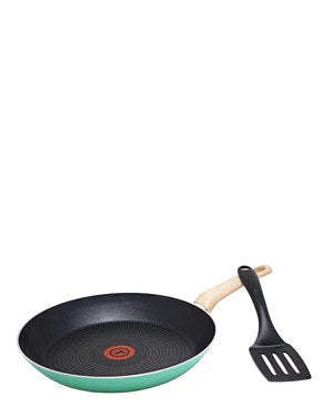 Tefal Hendler & Hart Food Set With Spatula - Black & Blue