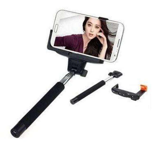 Geeko Z07-5 Monopod Selfie Stick for Mobile Phone - Black