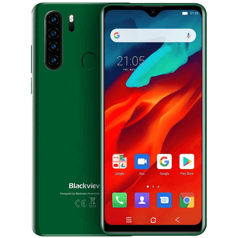 Blackview A80 Pro Android 9.0 Smartphone - 4GB, 64GB, Hybrid Dual-SIM - Green