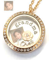 PH1 - Custom Small Square Photo Print, can fit inside any of our Floating Locket Necklaces