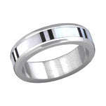 Caleb Men's Ring, Stainless Steel, Sizes 6-12 - Size 12
