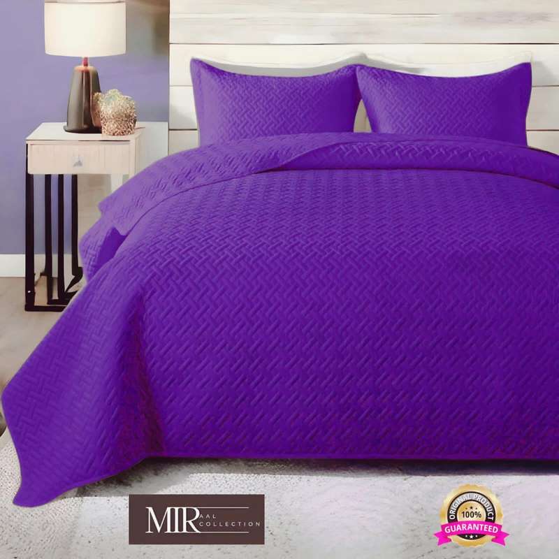 Miraal Collection Bedspread Set 5pc- Vibrant Colour Options