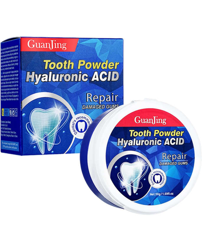 Natural Tooth Powder,Mouth Odor Removing Portable Tooth Powder - Teeth Cleaning Necessities for F...