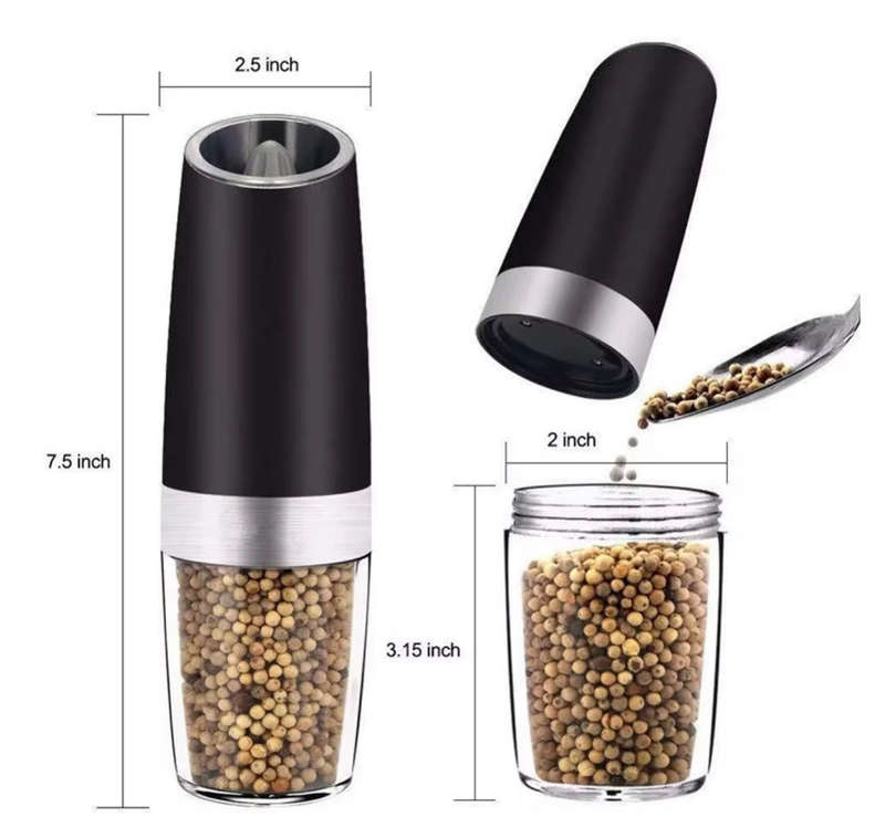 Gravity Electric Salt And Pepper Grinder (set)