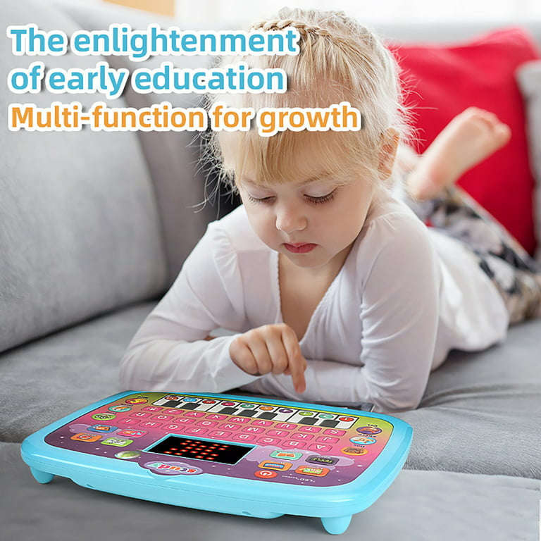 Kids Tablet/toddler Learning Pad With Led Screen Teach Alphabet, Numbers, Word, Music, Math, Earl...