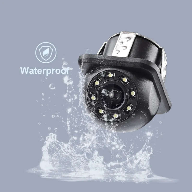 Car Rear View Backup Waterproof Reverse Camera 170 CMOS 8 LED HD Night Vision